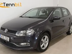 Grå Begagnad 2017 VW Polo Halvkombi | 96 900 kr (Marknadspris)