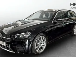 Svart (black) Begagnad 2022 Mercedes E220 AMG Kombi | 399 900 kr