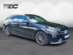 Svart Begagnad 2018 Mercedes C220 AMG line Kombi | 229 000 kr (Marknadspris)