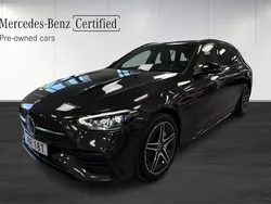 Grå (grey) Begagnad 2022 Mercedes C300e AMG Kombi | 409 900 kr (Bra pris)