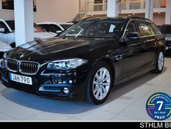 Svart Begagnad 2016 BMW 520 M Sport Kombi | 174 900 kr (Bra pris)