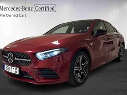 Röd Begagnad 2021 Mercedes A250 Sedan | 339 000 kr