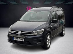 Mörkblå Begagnad 2015 VW Caddy Maxi Life Life Minibuss | 64 900 kr