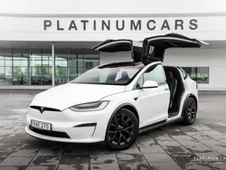 Vit Begagnad 2022 Tesla Model X Plaid SUV | 919 000 kr (Dyr)