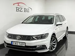 Vit Begagnad 2017 VW Passat R-line Kombi | 129 900 kr (Marknadspris)