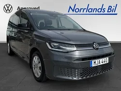 Grå (indiumgrå metallic) Begagnad 2024 VW Caddy Minibuss | 429 000 kr