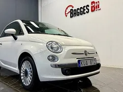 Vit Begagnad 2011 Fiat 500 Lounge Halvkombi | 49 900 kr (Marknadspris)