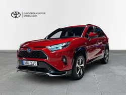 Röd (röd metallic) Begagnad 2022 Toyota RAV4 Hybrid Edition SUV | 439 900 kr (Marknadspris)