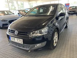 Svart Begagnad 2010 VW Polo Comfortline Halvkombi | 59 900 kr (Marknadspris)