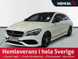 Vit Begagnad 2017 Mercedes CLA200 Shooting Brake AMG Kombi | 209 900 kr (Marknadspris)
