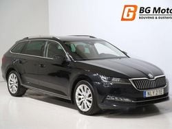 Svart Begagnad 2021 Skoda Superb Business Line Kombi | 248 900 kr (Marknadspris)