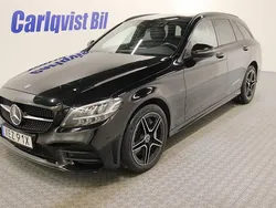 Svart Begagnad 2021 Mercedes C300 | 349 000 kr