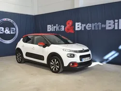 Vit Begagnad 2017 Citroën C3 Halvkombi | 104 900 kr (Marknadspris)