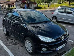 Svart Begagnad 2008 Peugeot 206 Halvkombi | 18 000 kr (Marknadspris)