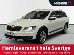 Vit Begagnad 2015 Skoda Octavia Scout Business Line Kombi | 144 900 kr (Marknadspris)