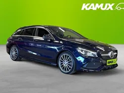 Orange (blå) Begagnad 2017 Mercedes CLA220 AMG Sedan | 239 800 kr (Lite dyr)