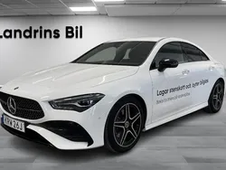 Vit Begagnad 2024 Mercedes CLA200 AMG Line Premium Sportkupé | 409 900 kr (Lite dyr)