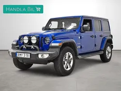 Blå Begagnad 2018 Jeep Wrangler Unlimited Sahara SUV | 439 900 kr
