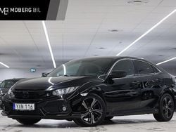 Svart Begagnad 2017 Honda Civic Elegance Halvkombi | 134 900 kr (Marknadspris)