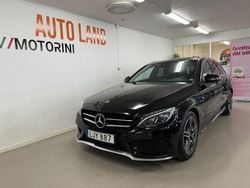 Svart Begagnad 2017 Mercedes C200 AMG line Kombi | 184 900 kr (Marknadspris)