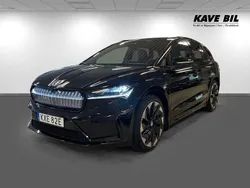 Svart Begagnad 2022 Skoda Enyaq iV SportLine SUV | 409 900 kr (Marknadspris)
