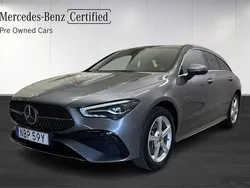 Grå Begagnad 2024 Mercedes CLA250e Shooting Brake AMG Kombi | 419 897 kr (Lite dyr)