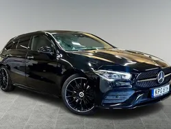 Svart Begagnad 2020 Mercedes CLA200 Shooting Brake AMG Kombi | 299 898 kr (Marknadspris)