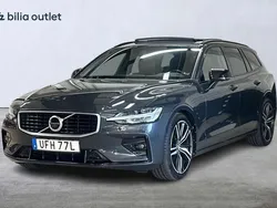 Grå Begagnad 2019 Volvo V60 R-Design Kombi | 399 900 kr (Dyr)