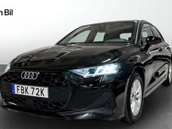 Svart Begagnad 2025 Audi A3 Sportback Proline Halvkombi | 314 900 kr (Lite dyr)