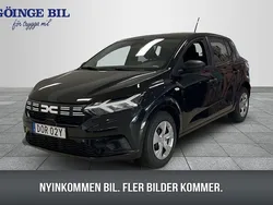 Svart Ny 2025 Dacia Sandero Essentiel Halvkombi | 202 200 kr (Marknadspris)