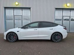Svart Begagnad 2021 Tesla Model 3 Performance Sedan | 249 900 kr (Bra pris)