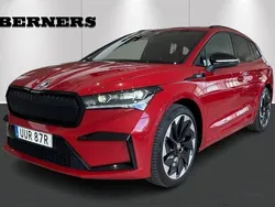 Röd Begagnad 2022 Skoda Enyaq iV SportLine SUV | 409 900 kr (Marknadspris)