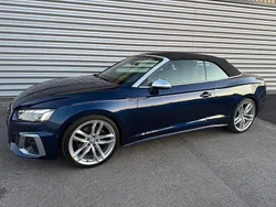 Mörkblå (blå) Begagnad 2021 Audi S5 Cabriolet Comfort Cab | 529 800 kr