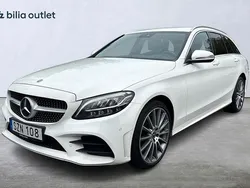 Vit Begagnad 2018 Mercedes C220 AMG line Kombi | 239 900 kr (Marknadspris)