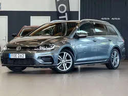 Mörkgrå Begagnad 2018 VW Golf VII R-line Kombi | 184 900 kr (Marknadspris)
