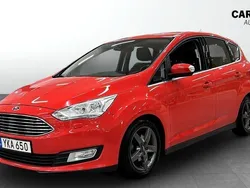 Röd (red) Begagnad 2017 Ford C-MAX Titanium Minibuss | 79 900 kr (Bra pris)