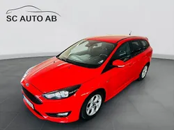 Röd Begagnad 2016 Ford Focus ST-Line Kombi | 99 900 kr (Marknadspris)