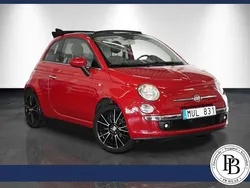 Röd Begagnad 2012 Fiat 500C Lounge Cab | 64 900 kr (Marknadspris)