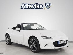 Vit Begagnad 2018 Mazda MX5 Cab | 279 000 kr (Lite dyr)