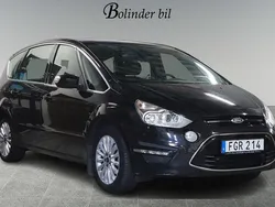 Svart Begagnad 2014 Ford S-MAX Business Edition Minibuss | 79 800 kr (Marknadspris)