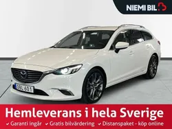 Vit Begagnad 2015 Mazda 6 Optimum Kombi | 169 900 kr (Lite dyr)