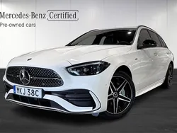 Vit (white) Begagnad 2025 Mercedes C300 Advanced Kombi | 659 900 kr