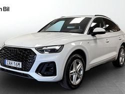 Vit (glaciärvit metallic) Begagnad 2024 Audi Q5 Sportback S-Line SUV | 639 000 kr