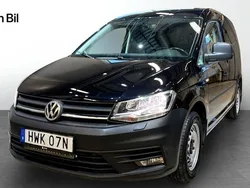Svart Begagnad 2020 VW Caddy Minibuss | 189 900 kr (Marknadspris)