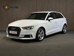 Vit Begagnad 2018 Audi A3 Sportback Sport Halvkombi | 189 100 kr (Marknadspris)