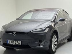 Grå Begagnad 2019 Tesla Model X Long Range AWD SUV | 411 000 kr (Marknadspris)