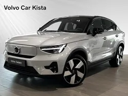 Svart Begagnad 2025 Volvo EC40 Performance SUV | 539 900 kr (Marknadspris)