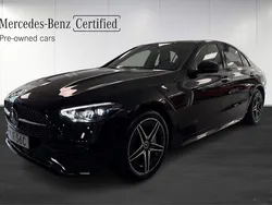 Svart Begagnad 2022 Mercedes C300e Premium Sedan | 499 900 kr (Dyr)