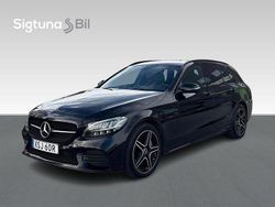 Svart Begagnad 2020 Mercedes C300e AMG line Kombi | 319 900 kr (Bra pris)
