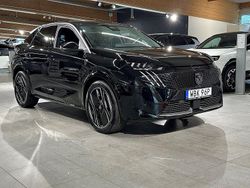 Svart Ny 2024 Peugeot e-3008 GTi SUV | 479 900 kr (Marknadspris)